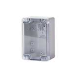 Polycarbonate Enclosure 120Hx80Wx55D Grey Base with Transparent Lid IP65