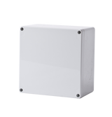 Polycarbonate Enclosure 160Hx160Wx90D Grey Base with Grey Lid IP65