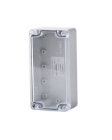 Polycarbonate Enclosure 160Hx80Wx55D Grey Base with Transparent Lid IP65