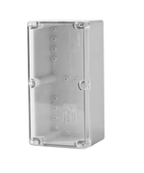 Polycarbonate Enclosure 240Hx120Wx100D Grey Base with Transparent Lid IP66