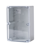 Polycarbonate Enclosure 240Hx160Wx100D Grey Base with Transparent Lid