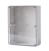 Polycarbonate Enclosure 300Hx230Wx100D Grey Base with Transparent Lid IP65