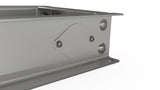 3mm 316 SS plinth to fit 1000 wide x 400 deep Enclosure - Bolted  (made to order) 100mm H - POA