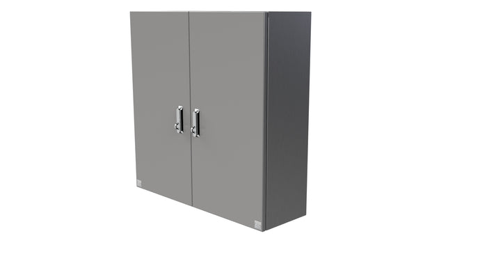 316L Stainless Steel Double compartment Enclosure 1000Hx1000Wx300D - 1.5mm Removable Mullion