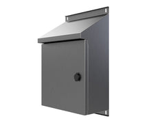 Load image into Gallery viewer, 30Deg Sloping Roof 316L Stainless Steel Enclosure 400Hx400Wx200D - 1.5mm
