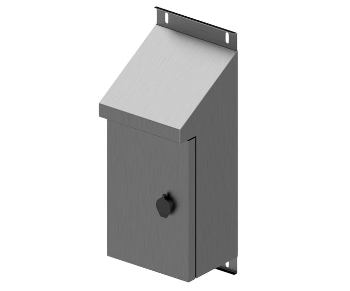 316 Stainless Steel to fit SR Enclosure 300Hx200W-Replacement Door - POA