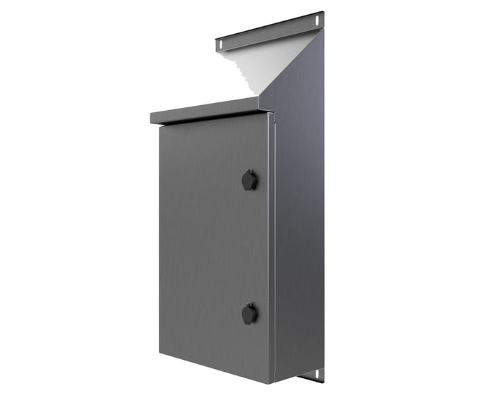 316 Stainless Steel to fit SR Enclosure 600Hx400W-Replacement Door - POA