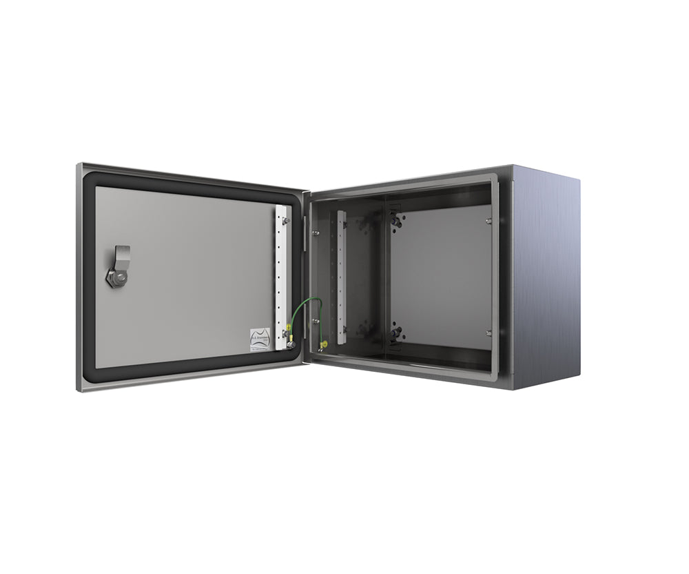 316L Stainless Steel Enclosure 400Hx600Wx200D - 1.5mm