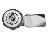 316 Stainless Steel 1/4 Turn Door Lock - 2 Bit
