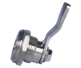 316 Stainless Steel 1/4 Turn Coin Door Lock (92268 key)