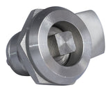 316 Stainless Steel Qtr Turn Door Lock - 8mm Square