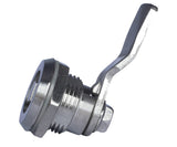316 Stainless Steel Qtr Turn Door Lock - 8mm Square