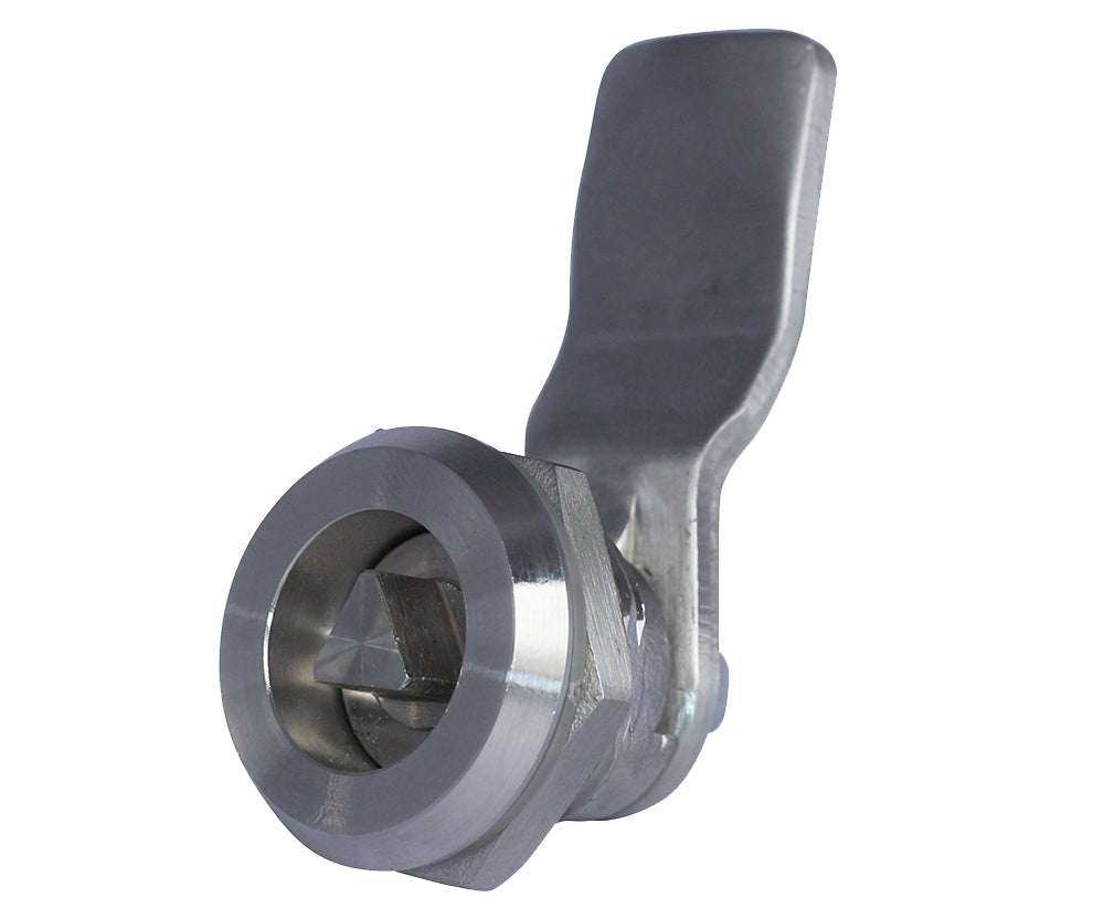 316 Stainless Steel 1/4 Turn Door Lock - Triangle