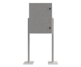 316 Stainless Steel  I Stand (Pair), 1250mm high, 10mm base