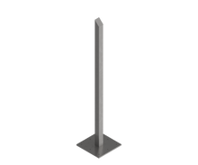 Load image into Gallery viewer, 316 Stainless Steel  I Stand (Pair), 1250mm high, 10mm base
