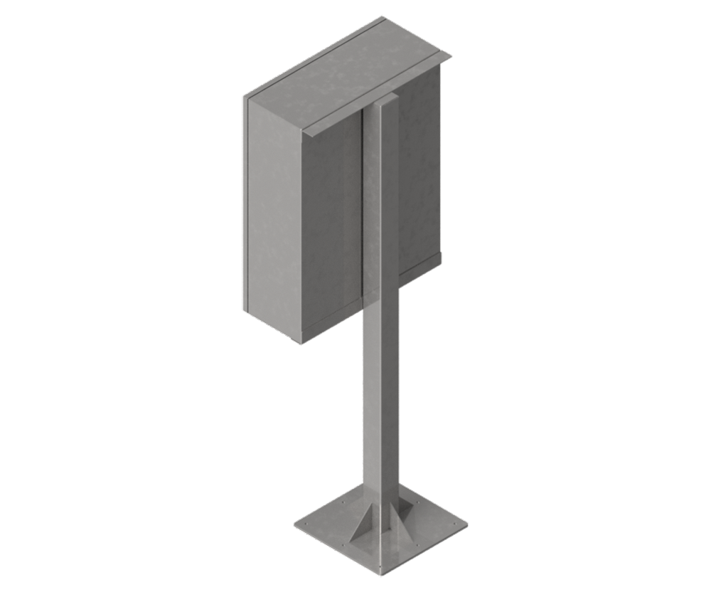 316L Stainless Steel T-Stand, 1600mm high with 8mm base (Made to order)