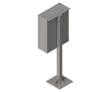 316L Stainless Steel T-Stand, 1600mm high with 8mm base (Made to order)