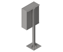 Load image into Gallery viewer, 316L Stainless Steel T-Stand, 1600mm high with 8mm base (Made to order) - POA
