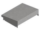 316L Stainless Steel Rain Hood - 600Wx200D - 1.2mm