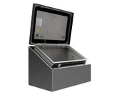 30Deg Sloping Roof Desktop Console 316 Stainless Steel 203Hx305Wx180D- 1.5mm