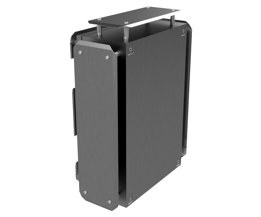 316 Stainless Steel Sunshield kit for 600Hx400Wx200D enclosure - 1.5mm (made to order ) - POA