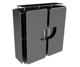 316 Stainless Steel Sunshield kit for 1000Hx1000Wx300D enclosure - 1.5mm (made to order) - POA