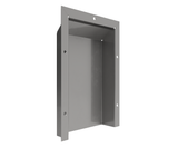 316L Stainless Steel External Flange Vent Hood - 400Hx300Wx50D