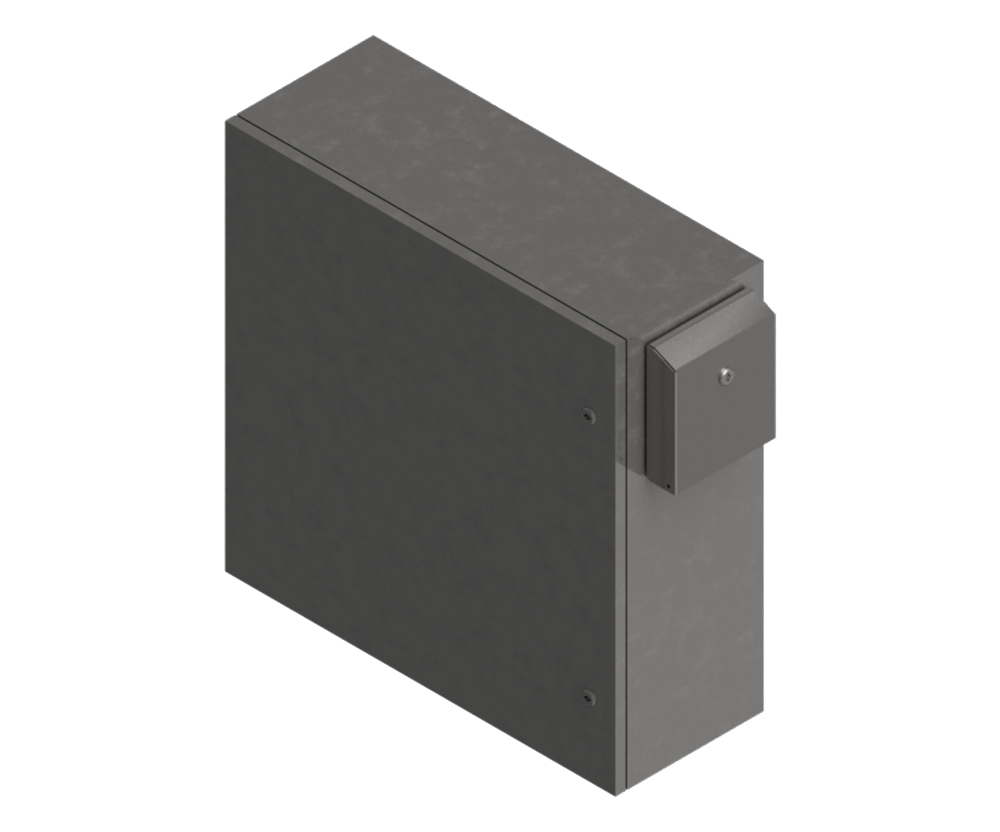 316L Stainless Steel Hinged Vent Hood, - 245Hx178Wx50D
