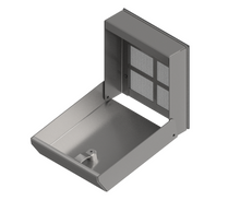 Load image into Gallery viewer, 316L Stainless Steel Hinged Vent Hood,  - 245Hx178Wx50D
