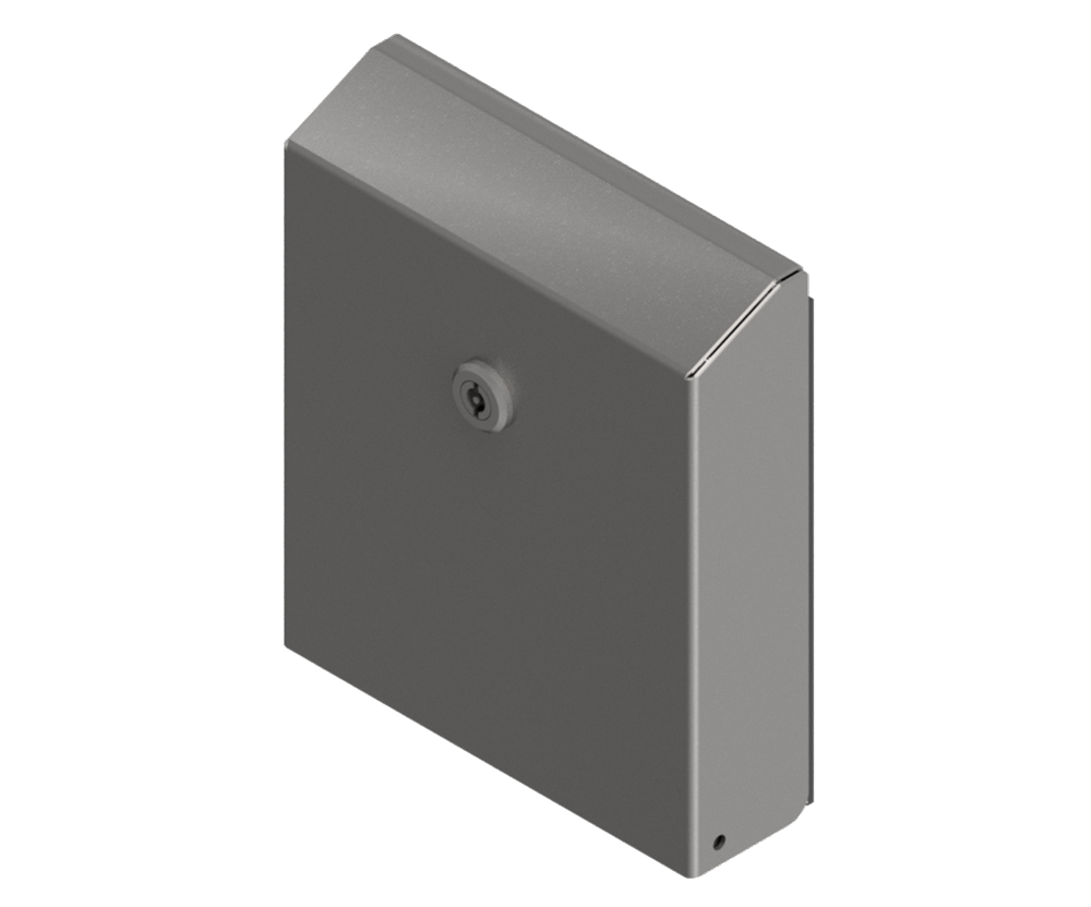 316L Stainless Steel Hinged Vent Hood, - 245Hx178Wx50D