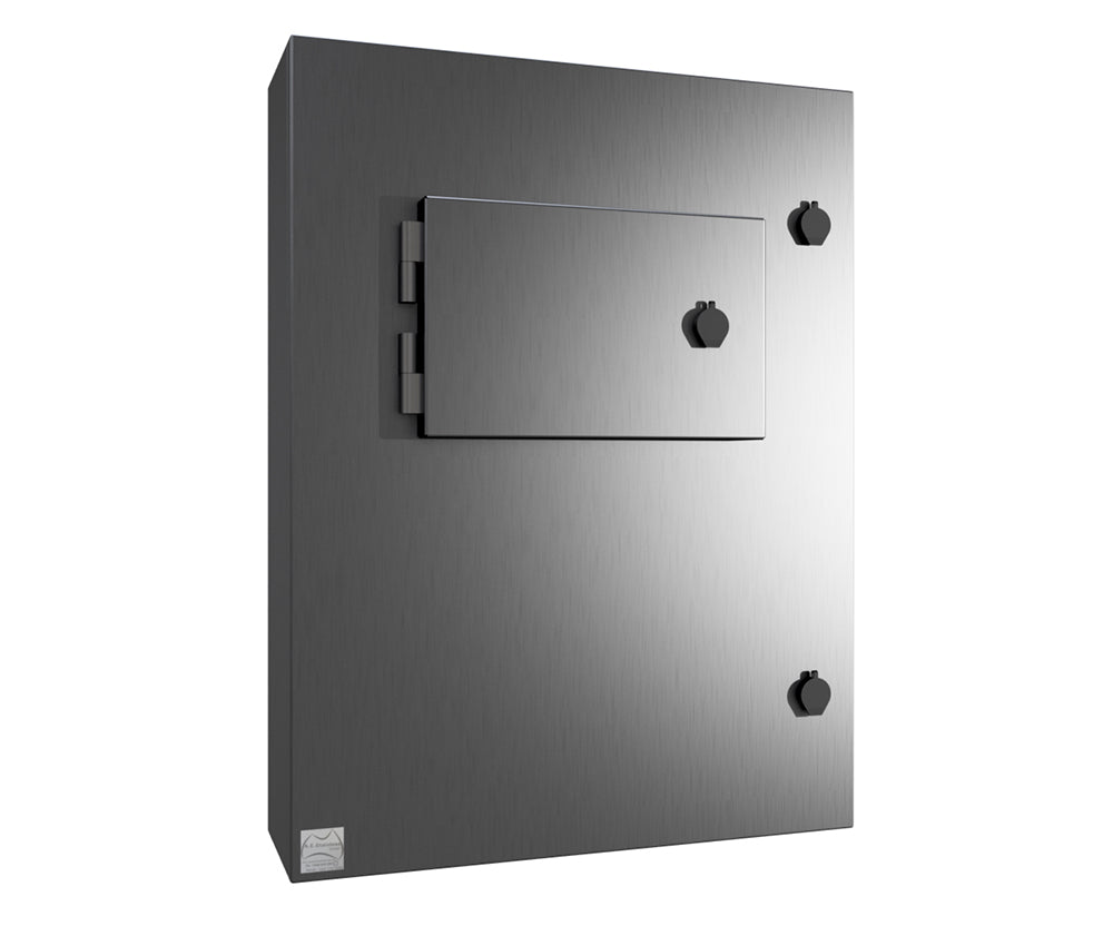 316 Stainless Steel IP4X Protection Cover, to fit 10inch HMI, without window (made to order) - POA