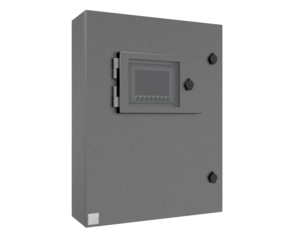 316 Stainless Steel IP4X Protection Cover, to fit 10inch HMI, with viewing window (made to order)