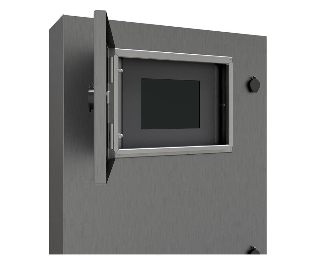 316 Stainless Steel IP66 Protection Cover, to fit 10inch HMI, without window