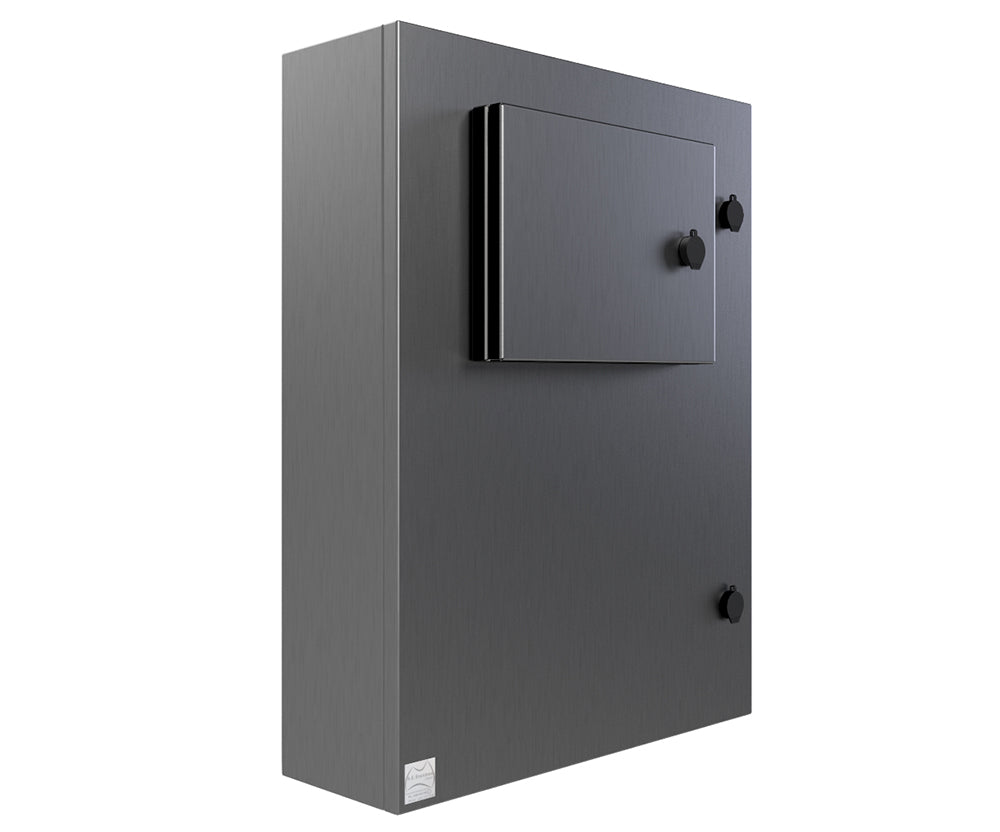 316 Stainless Steel IP66 Protection Cover, to fit 10inch HMI, without window