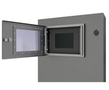 Load image into Gallery viewer, 316 Stainless Steel IP66 Protection Cover, to fit 10inch HMI, with viewing window (made to order) - POA
