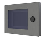 316 Stainless Steel IP66 Protection Cover, to fit 10inch HMI, with viewing window