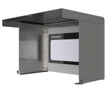 316 Stainless Steel Sunshield Hinged Cover to Fit 170Hx170W HMI - POA