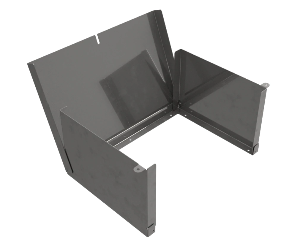 316 Stainless Steel Sunshield Hinged Cover to Fit 170Hx170W HMI - POA