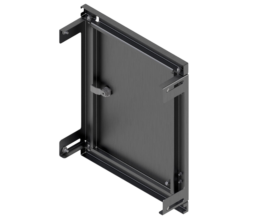 316 1.5mm SS Escutcheon - IP3X, to fit 400Hx300W enclosure (made to order) - POA