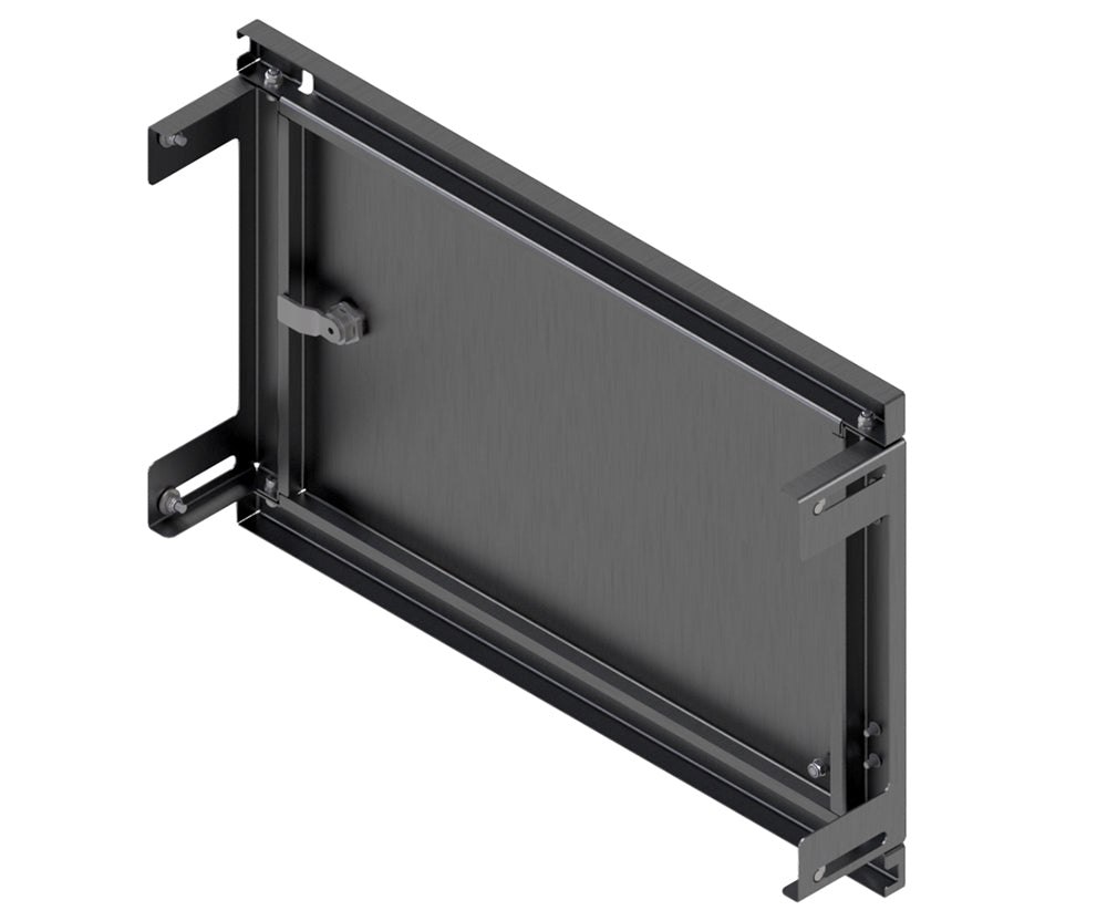 316 1.5mm SS Escutcheon - IP3X, to fit 450Hx600W enclosure (made to order) - POA