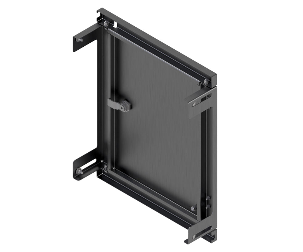 316 1.5mm SS Escutcheon - IP3X, to fit 500Hx400W enclosure (made to order) - POA
