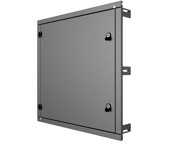316 1.5mm SS Escutcheon - IP3X, to fit 800Hx800W enclosure (made to order) - POA