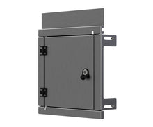 Load image into Gallery viewer, 316 1.5mm SS Escutcheon - IP3X, to fit 400Hx400W Sloping Roof Enclosure (made to order) - POA
