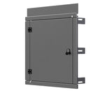 316 1.5mm SS Escutcheon - IP3X, to fit 600Hx600W Sloping Roof Enclosure (made to order) - POA