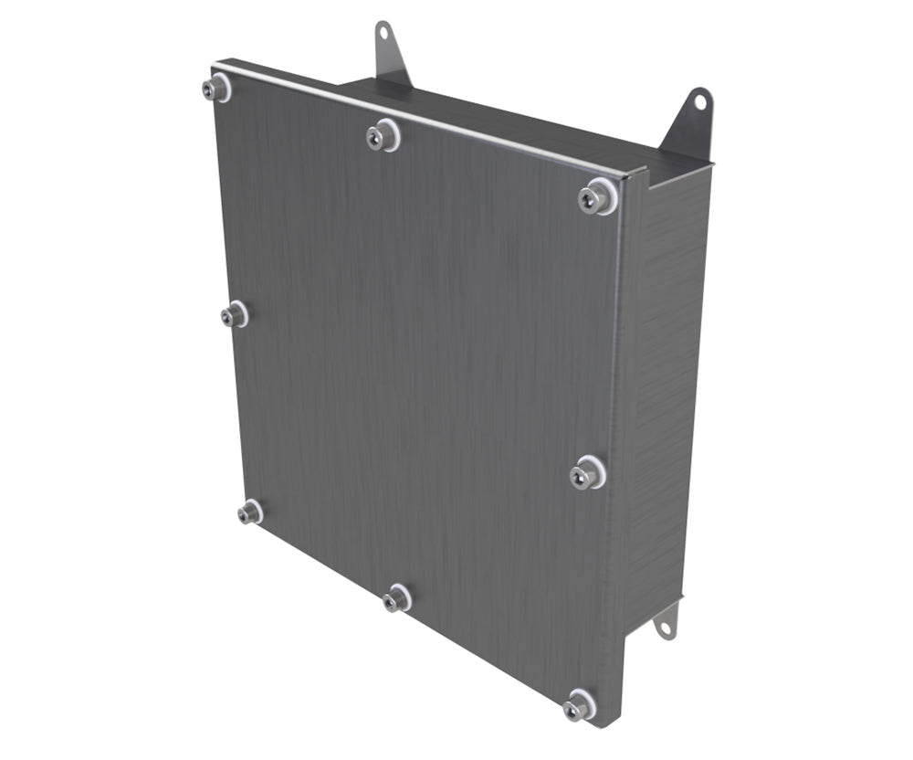 316L Stainless Steel IP67 Enclosure 215Hx215Wx85D (E4 Size) - 1.2mm