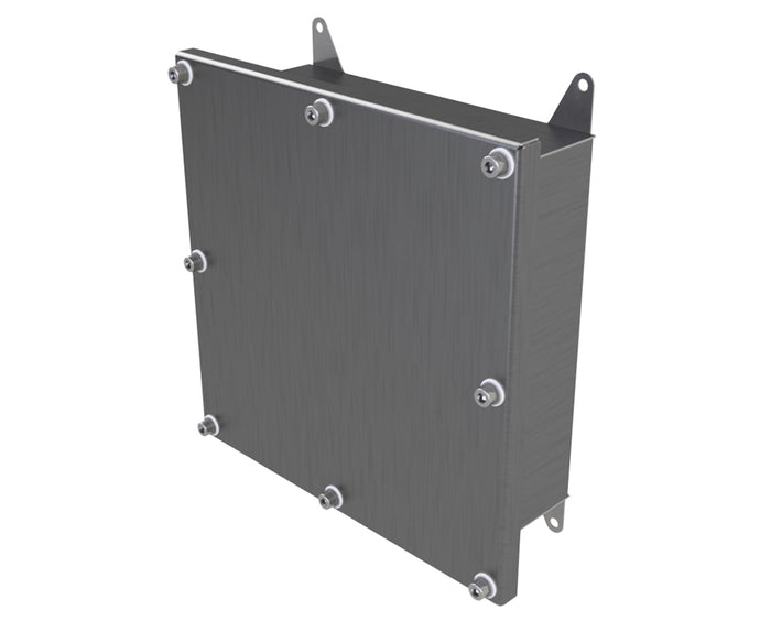 316L Stainless Steel IP67 Enclosure 210Hx210Wx85D (E4 Size) - 1.2mm