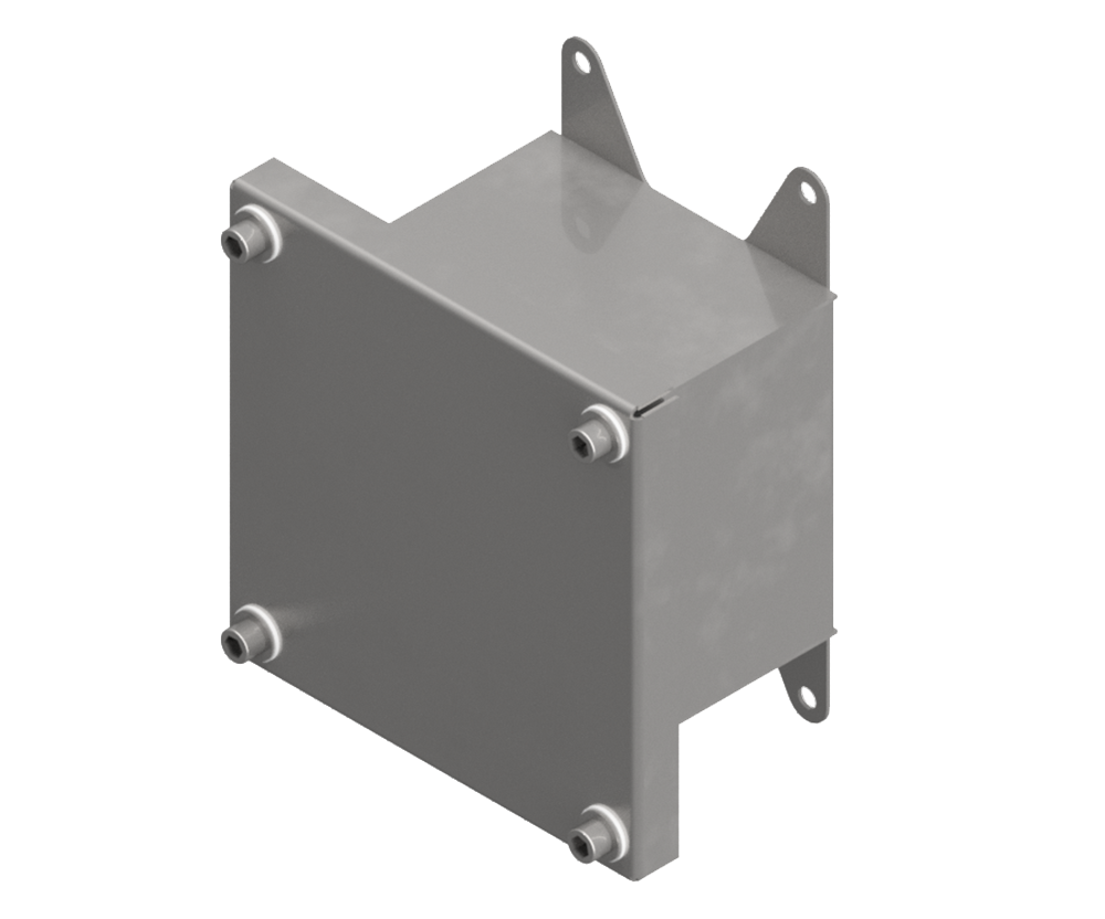 316L Stainless Steel IP67 Enclosure 93Hx93Wx85D (E1 Size) - 1.2mm