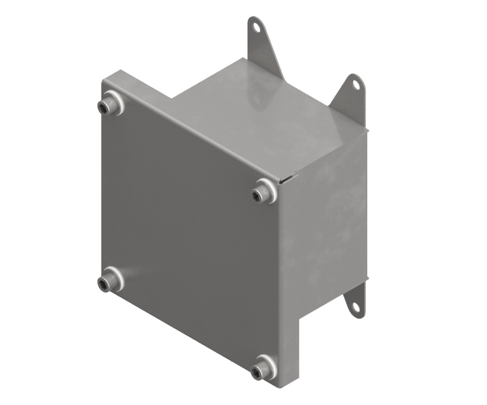 316L Stainless Steel IP67 Enclosure 90Hx90Wx85D (E1 Size) - 1.2mm