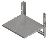 316 Stainless Steel Door sliding Laptop Tray 415Wx375D - POA