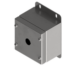 316L Stainless Steel Pushbutton Station 120Hx120Wx90D (1x 22.5mm Hole)
